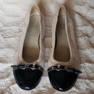 AGL leather flats